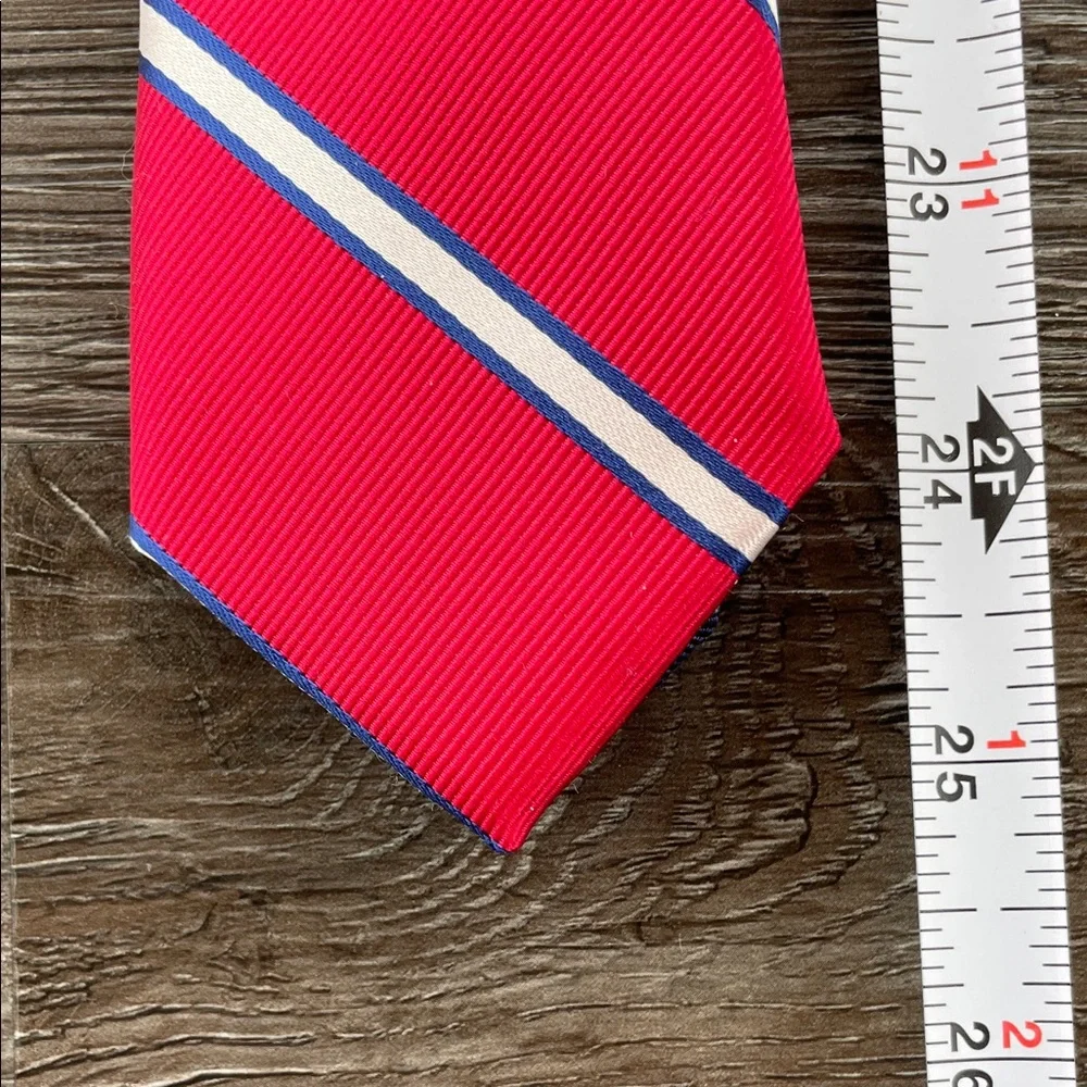 Tommy Hilfiger Tie Boy’s Classic Striped Red White Blue